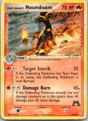 Team Magma's Houndoom - Team Magma vs Team Aqua 34/95 Pokemon
