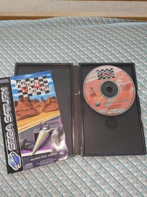 Virtua Racing Sega Saturn, Tested, used condition, complete.  