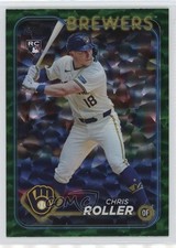 2024 Topps Update Green Crackle Foilboard /499 Chris Roller #US242 0wp8