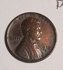 1910 S Lincoln Wheat Cent Fine Details (Polished) 1c Copper US Coin