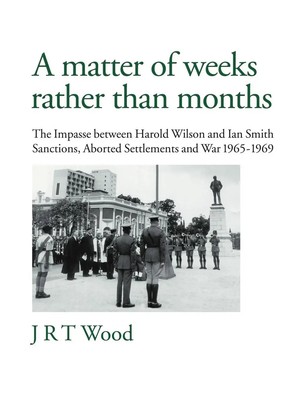 A Matter of Weeks Rather Than Months J. R. T. Wood Taschenbuch Englisch 2012