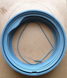 Türdichtung/Manschette+2 Spannringe für Waschmaschine ok. OWM 15012A1/Gebraucht