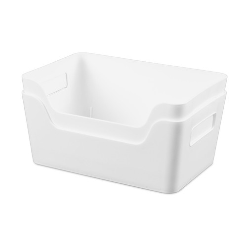 Large Easy Access Bin Portable Storage Organizer Closet Pantry Bathroom Office - Picture 8 of 13