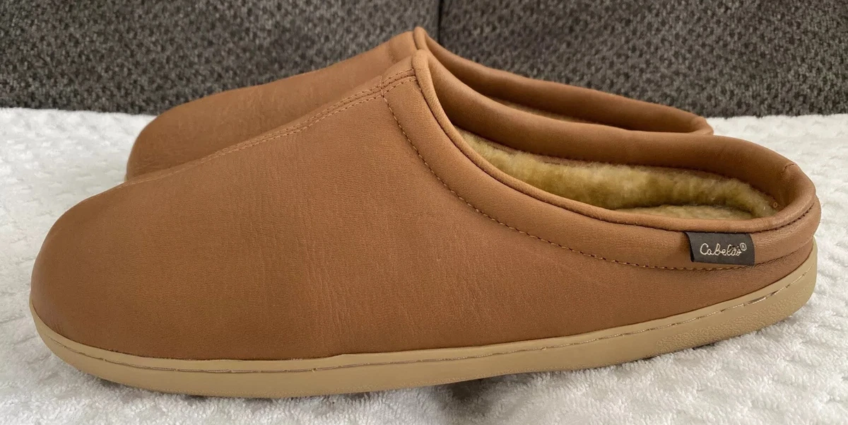 Cabelas leather slippers clearance
