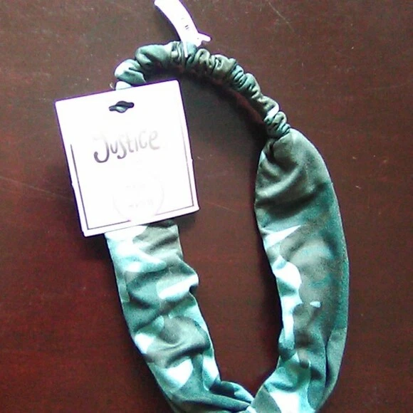 Envoltura de cabeza de camuflaje Justice. Nuevo con etiquetas Foto 2 de 4