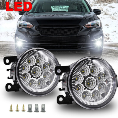 For Honda Civic Sedan 2016-2018 Clear Len Pair Bumper Fog Light Lamp Replacement