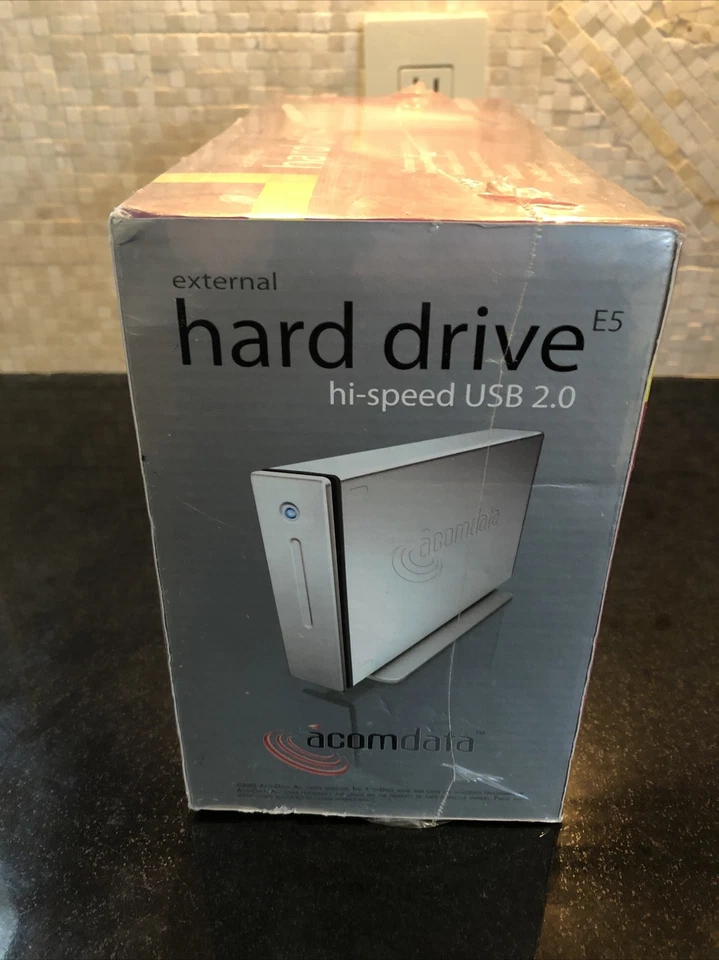 Sealed New Boxed Acomdata External Hard Drive 250GB USB 2.0 SKU 318391 - Image 4 of 4