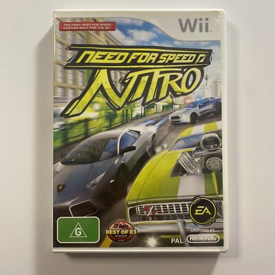 Need For Speed Nitro (2009) Nintendo Wii Motion Control Game, Racing Sim RPG