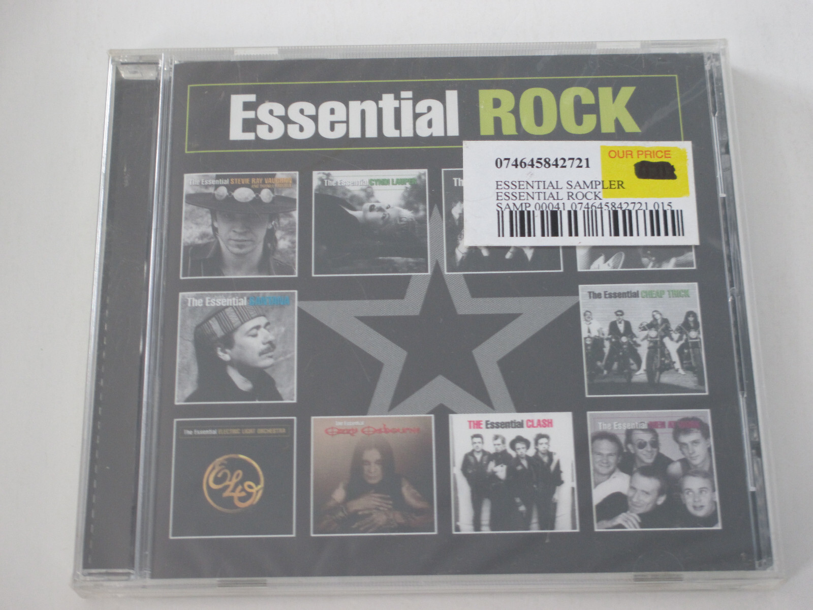 V/A The Essential ROCK Sampler Bob Dylan Ozzy The Clash 2004 Sony CD Sealed