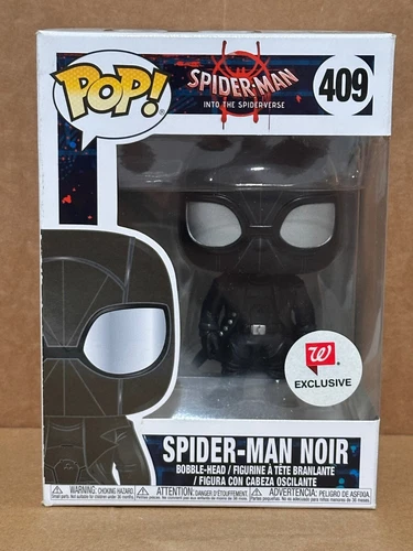 Funko Pop! Into The Spiderverse - Spider-Man Noir #409 - Walgreens Excl w/Prot