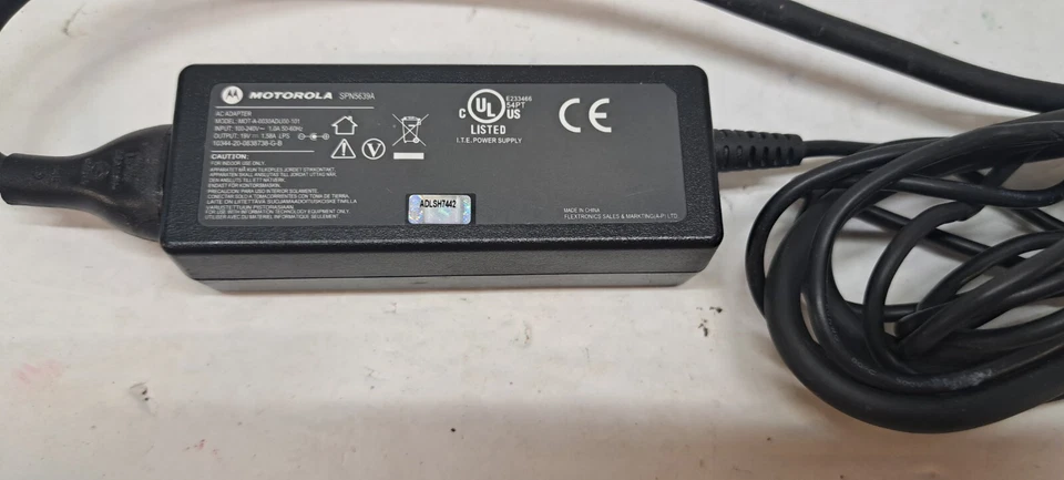 Genuine Motorola 19V AC Power Adapter Cord SPN5639A MOT-A-0030ADU00-101 Used - Image 4 of 4