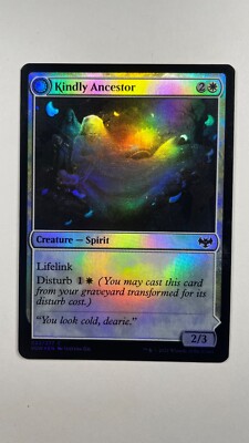 MTG Innistrad Crimson Vow Kindly Ancestor Ancestor's Embrace Foil 022/277