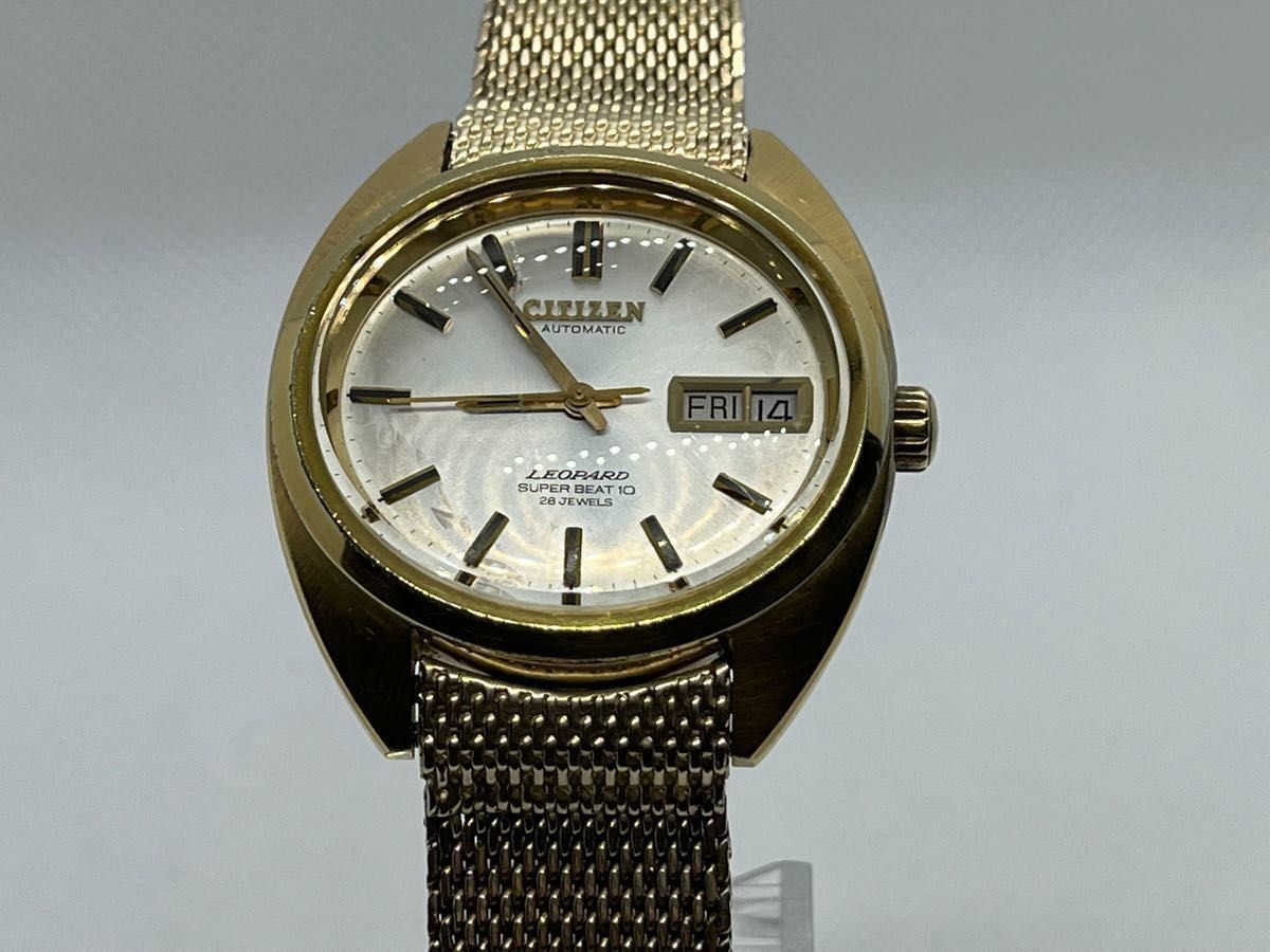 Citizen Leopard 4-720938TA Vintage Day Date 28 Jewels