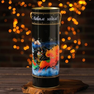 Geschenkverpackung mit Schlauch für Flasche 12x34,5cm