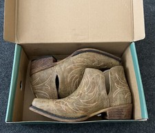 Roper Western Boots Womens Ava Stitching Tan 09-021-1567-1092 TA