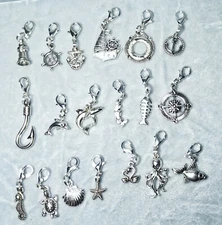 Marine Ocean Nautical Clip Charm Backpack Purse Zip Salt Life STOCKING STUFFER