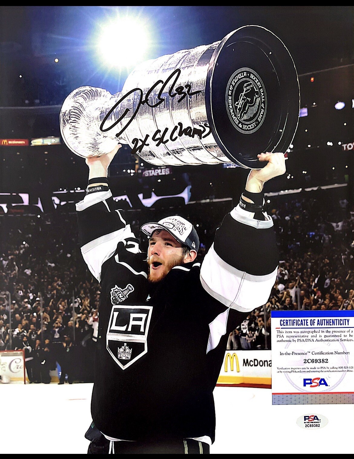 Jonathan Quick Autographed Memorabilia  Signed Photo, Jersey, Collectibles  & Merchandise