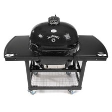 Primo Grills Jack Daniel's Edition Oval 400 XL Ceramic Grill W/ Cart & 2pc Top