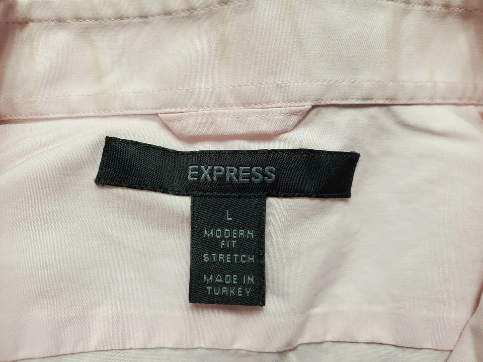 Express Mens Shirt Size L Large Pink - Image 2 of 4