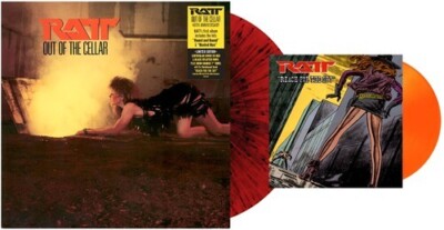 Ratt OUT OF THE CELLAR Limited Edition NEW RED SPLATTER COLORED VINYL LP +7''