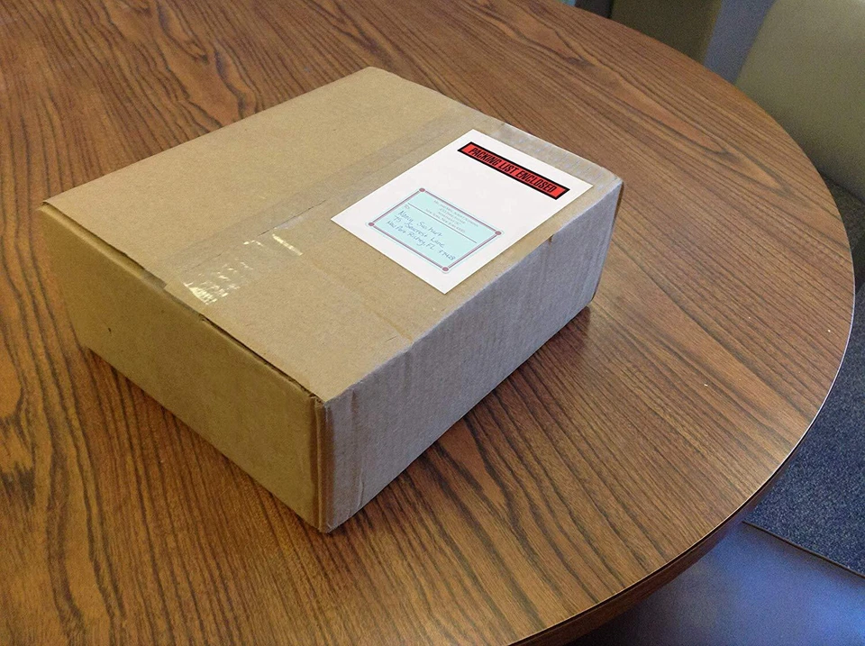 1000 Packing List Enclosed Panel Face Envelopes 4.5 x 6 Shipping Envelope Pouch - Image 2 of 4