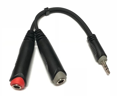 Connettore Audio Cavo Audio Splitter 3.5mm A Doppio 6.35mm - Foto 3