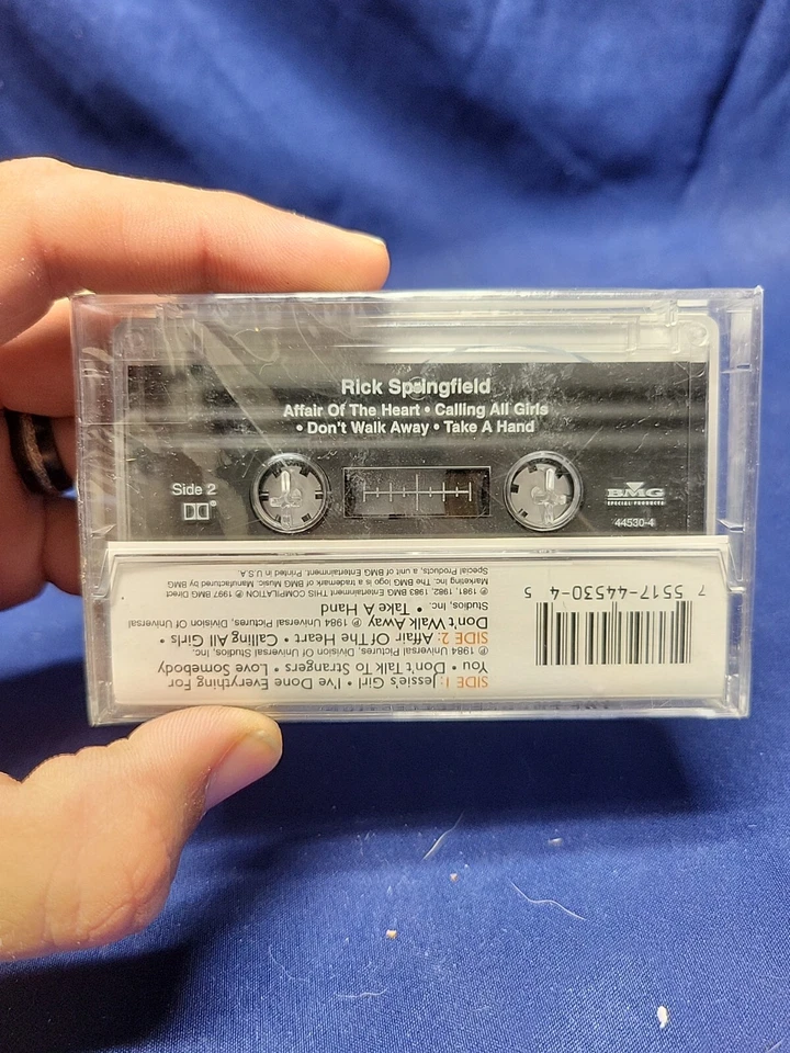 RICK SPRINGFIELD The Encore Collection 445304 Cassette Brand New - Image 3 of 4