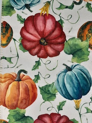 Perkins Pumpkins Table Runner 16X72 Gold Whip Stitch Trim Fall Harvest Autumn