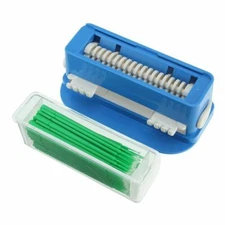 Dental 4 Sizes Disposable Micro Brush Applicators & Dispenser Holder Container