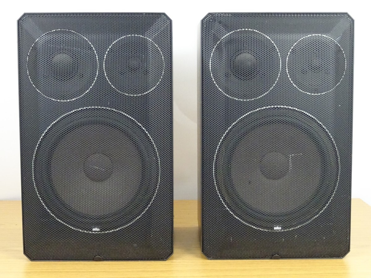 Vintage Braun Atelier Braun Speakers BRAUN 