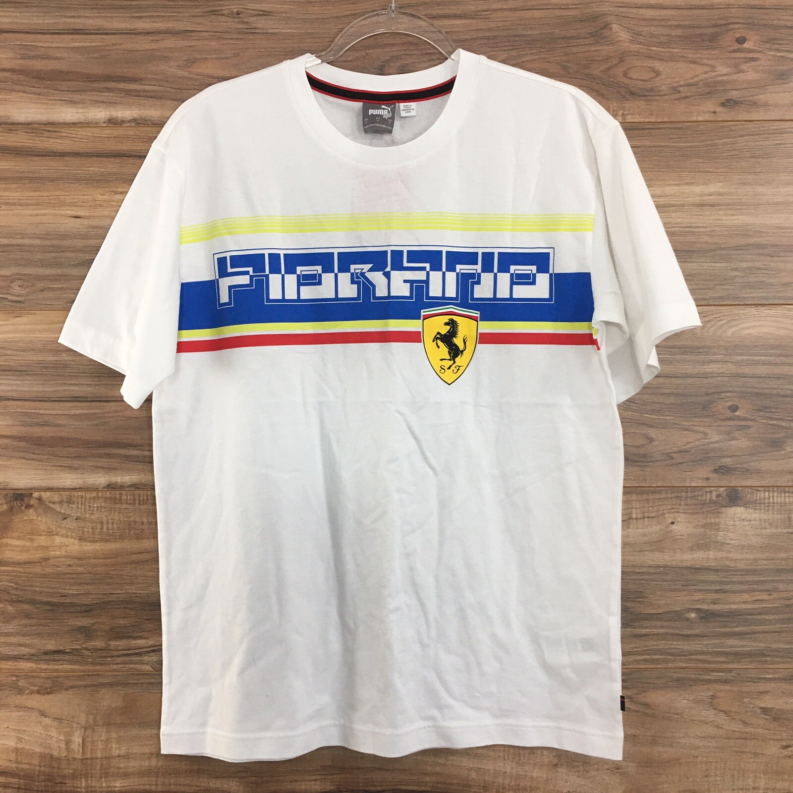 puma ferrari street crew neck t shirt