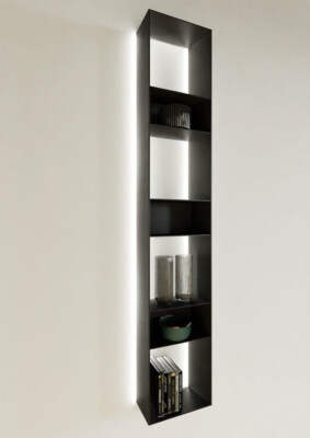 Naber 8041234 transFORM Solitärregal, 750 x 300 x 180 mm (H x B x T) für Rega...