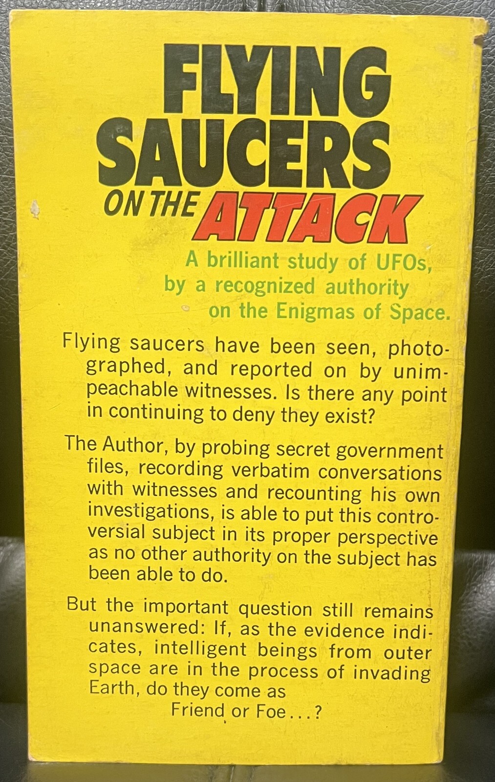 Flying Saucers on the Attack by Harold T. Wilkins (Paperback, 1967) eBay