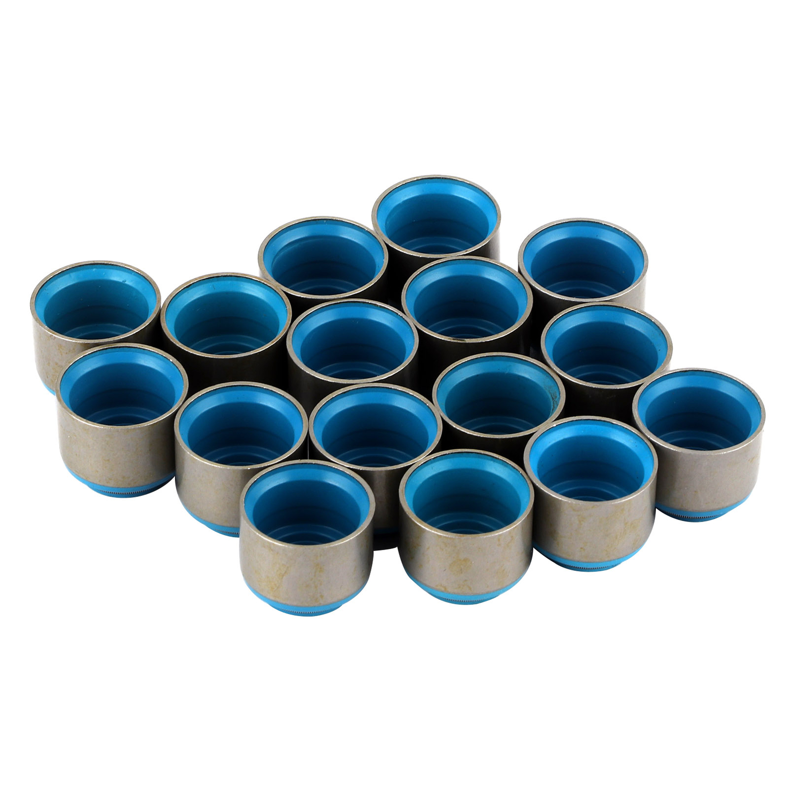 16pcs Engine Valve Stem Seals Kit Replace Fit for GM Small Block LS1