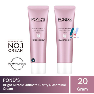 POND'S Niasorcinol Cream SPF15 UV Acne Scars Black Dull Spot Smooth Skin 2X 20g