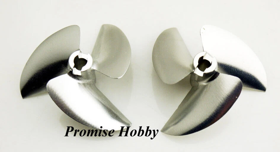 4814 /3 CNC Left & Right Propeller Dia 48mm 1.4P for 3/16" Shaft RC Model Boat - Image 2 of 4
