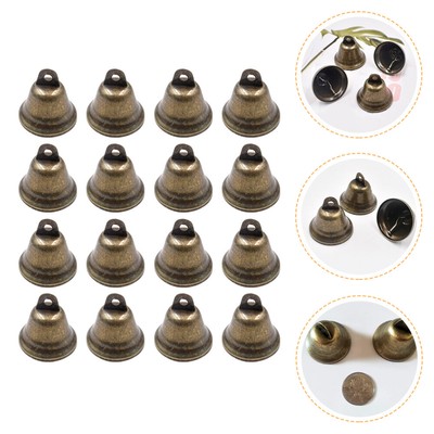 16Pcs Pet Einbruch Messing Jingle Bells Vintage Weihnachten Festival Windchime