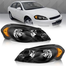 Weelmoto Headlights For 2006-2013 Chevy Impala 2006-2007 Monte Carlo Headlamps