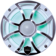 Wet Sounds REVO 6-XSW-SS Marine RGB 6.5" Coax White XS Open Grill