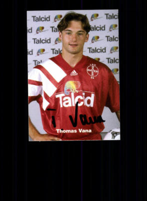Thomas Vana Autograph Card Bayer Leverkusen 1994-95 Original Signed + A 187483