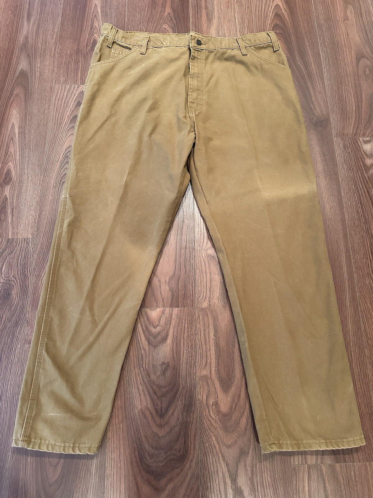 Dickies Carpenter Jeans Mens 42X30* Canvas Brown Workwear