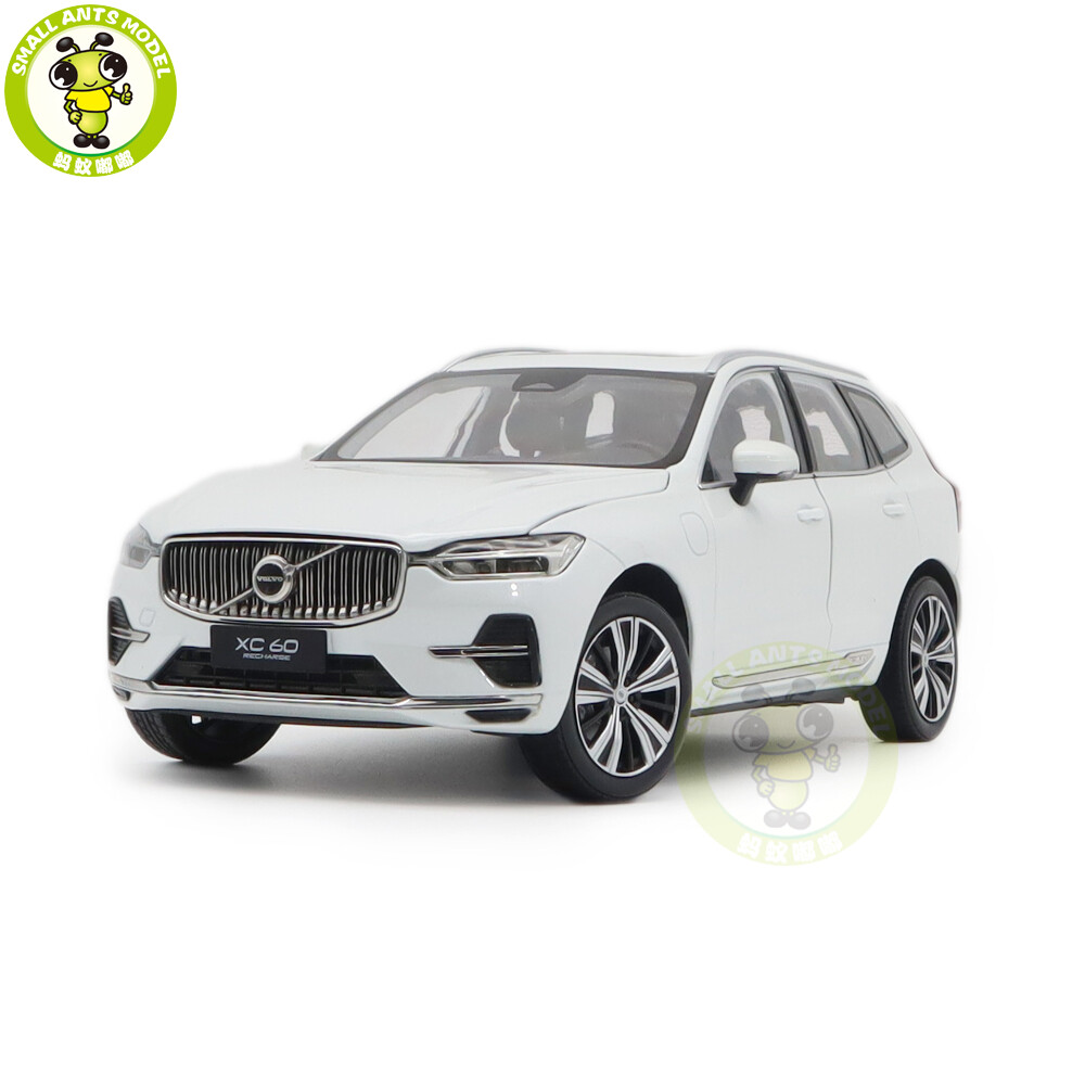 1/18 Volvo XC60 Recharge 2022 White Diecast Model Toy Car Gifts
