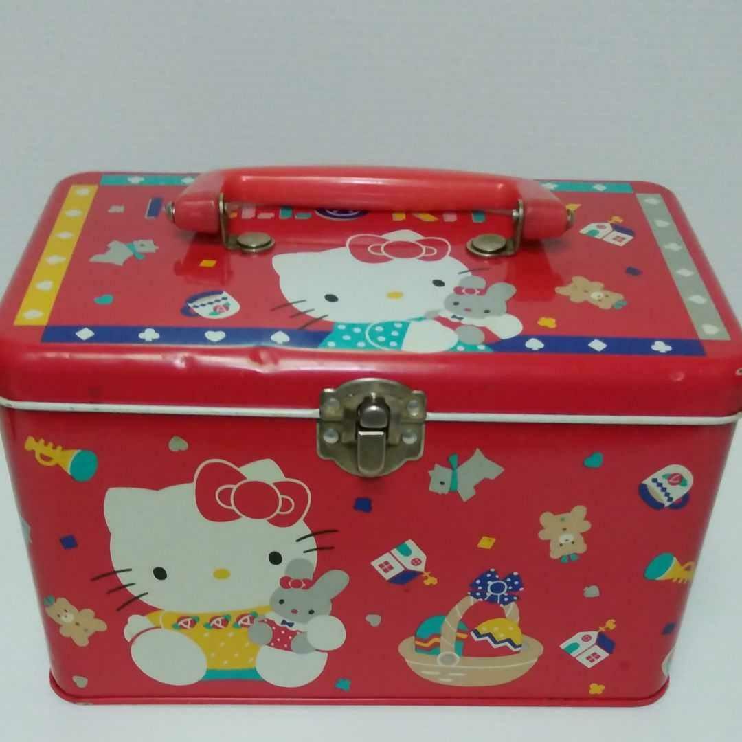 Hello Kitty Can Box Sanrio Showa Retro Toy Vintage Japan Limited