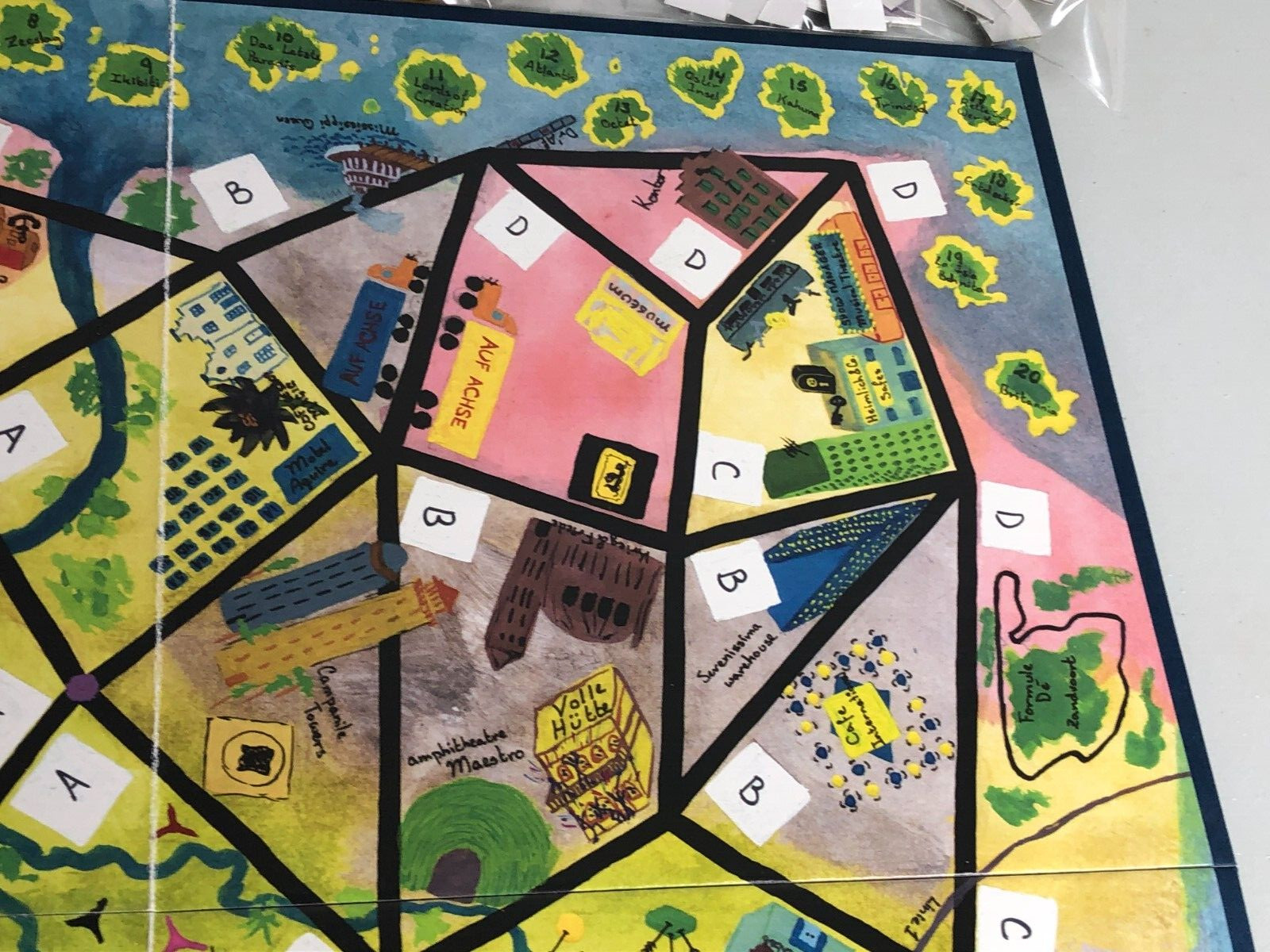 Bus Board Game Splotter 2001 Grail game VHTF worker placement lots of pics! EUC