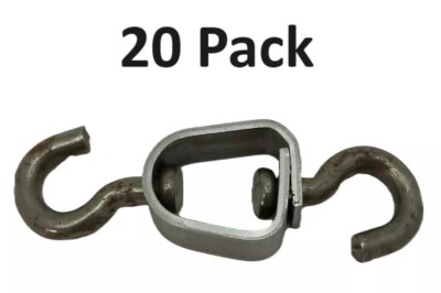 20 Heavy Duty Multi-Purpose Swivels Inline Stake Drowner Locks Trapping Supplies