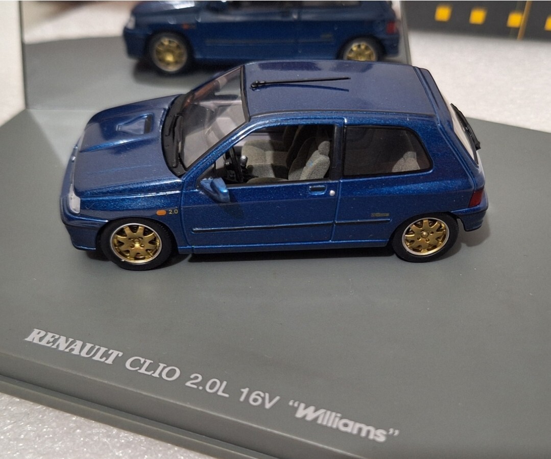 Renault Clio Williams 2.0L 16v 1993 Blue 1:43 Norev 77 11 423 252