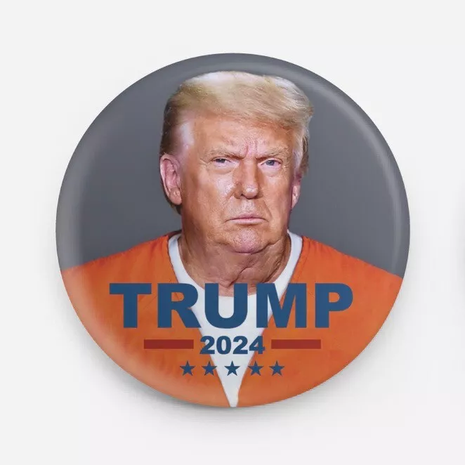 Button, Donald Trump For President Campaign Button Or Pin