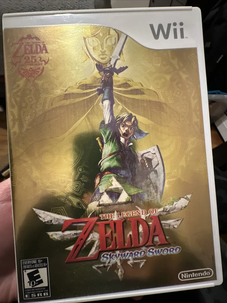 NINTENDO Wii THE LEGEND OF ZELDA SKYWARD SWORD 25th ANNIVERSARY EDITION COMPLETE