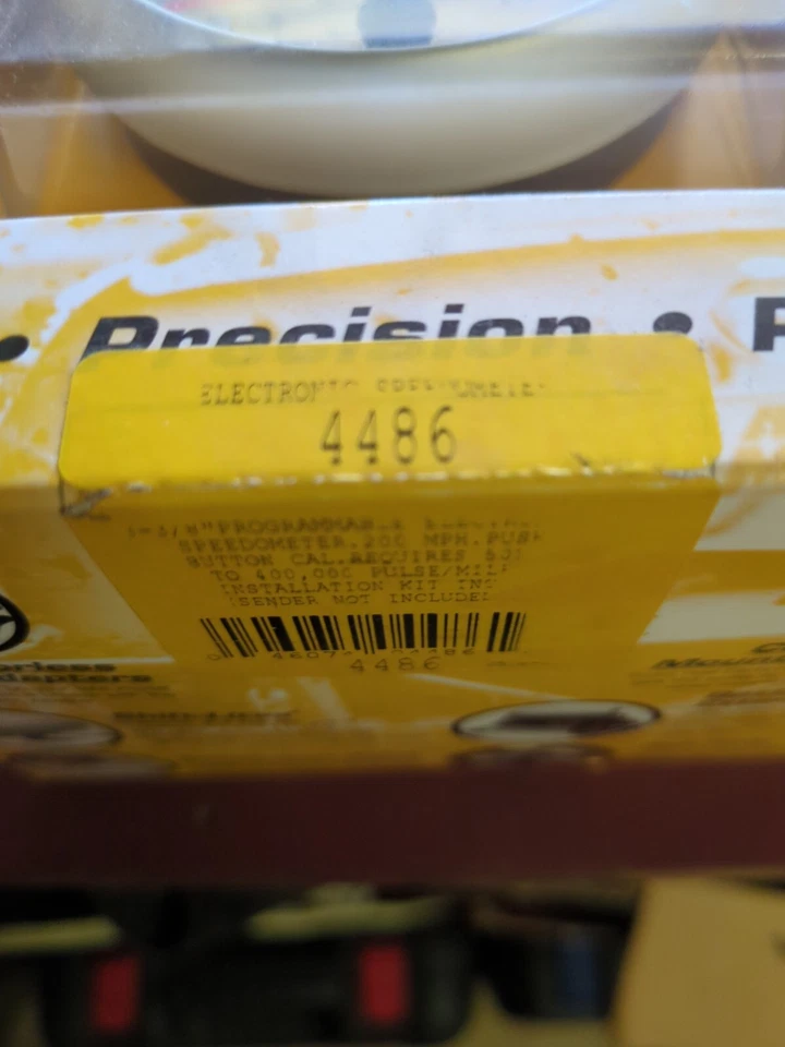 Auto Meter 4486 Speedometer 200MPH  3 3/8" . Digital  LCD Odometer . - Image 2 of 3