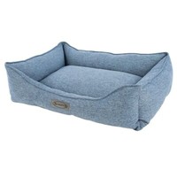 Scruffs Dog Bed Luxury Padded Manhattan Small Blue Box Machine Washable Cushion